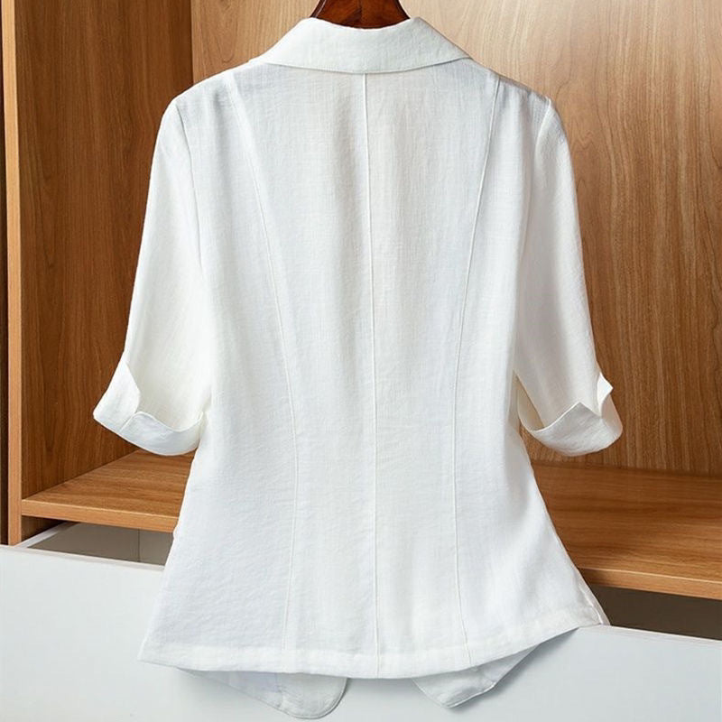Bella Keten Blazer Ceket