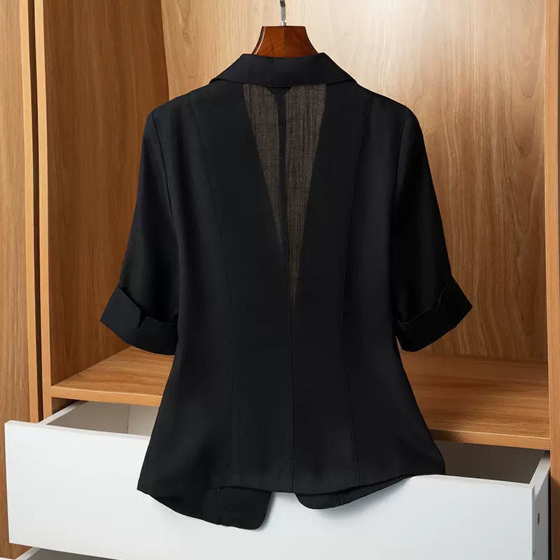 Bella Keten Blazer Ceket