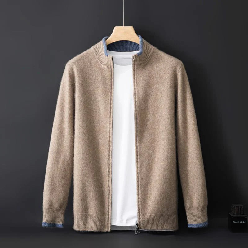 Riku Kaşmir Zip Ceket