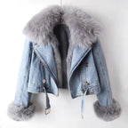 Avery Kürk Astarlı Denim Ceket