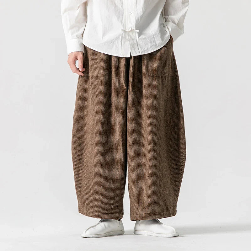 Barrel Corduroy Pants