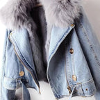 Avery Kürk Astarlı Denim Ceket
