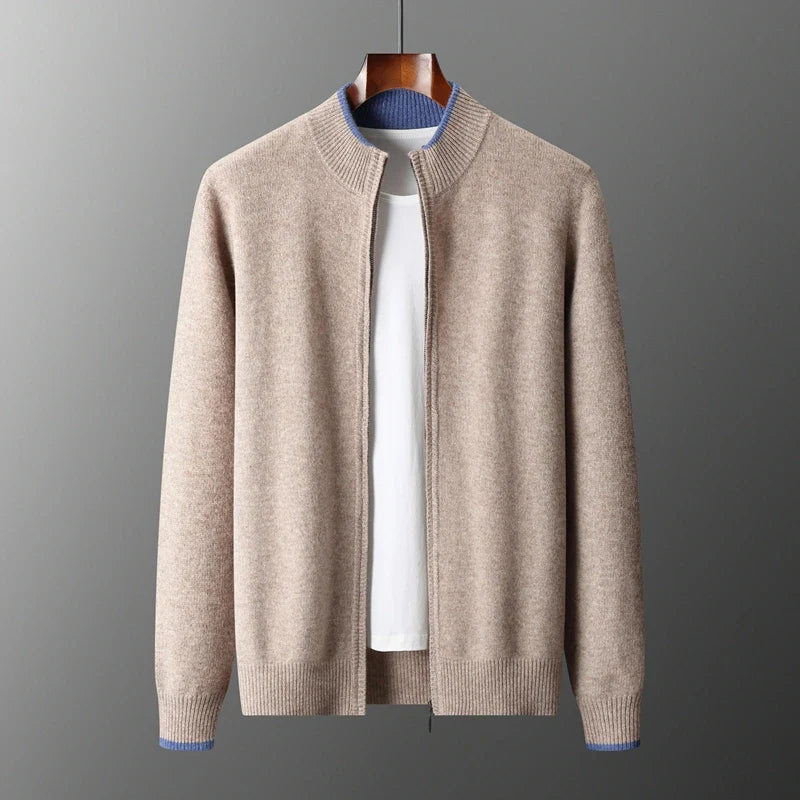 Riku Kaşmir Zip Ceket