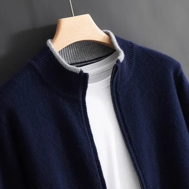 Riku Kaşmir Zip Ceket