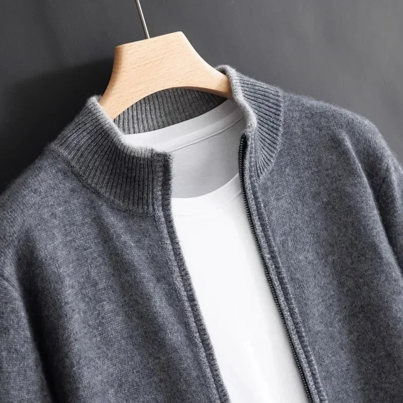 Riku Kaşmir Zip Ceket
