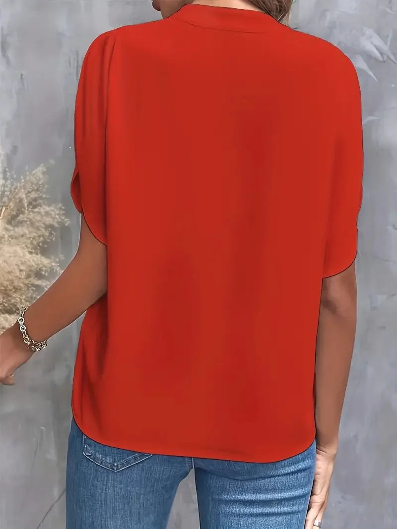 Giselle İpek Drapeli Bluz