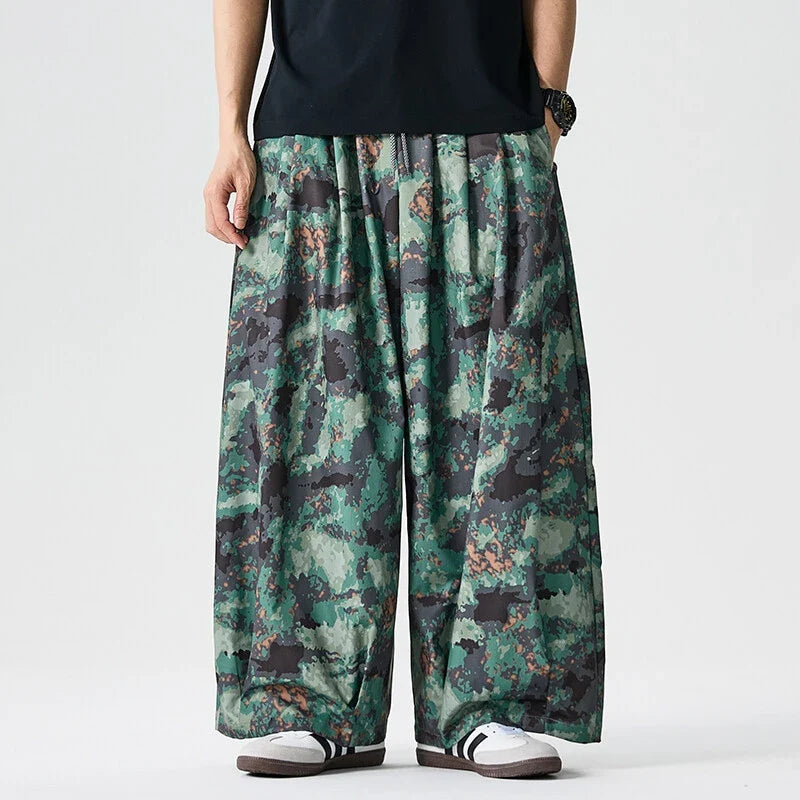 Recon Oversized Kamuflaj Pantolon
