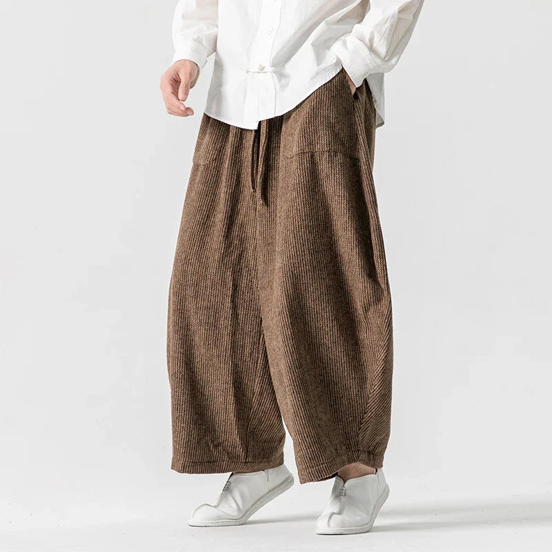 Barrel Corduroy Pants
