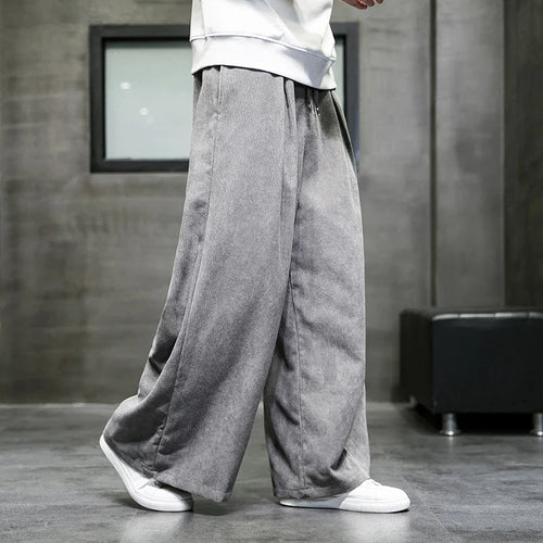 Aiko Wide-Cut Corduroy Pants