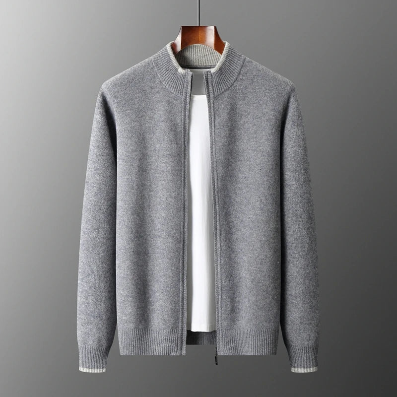Riku Kaşmir Zip Ceket