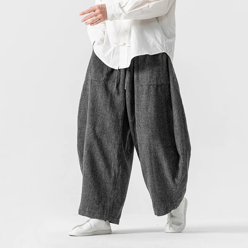 Barrel Corduroy Pants