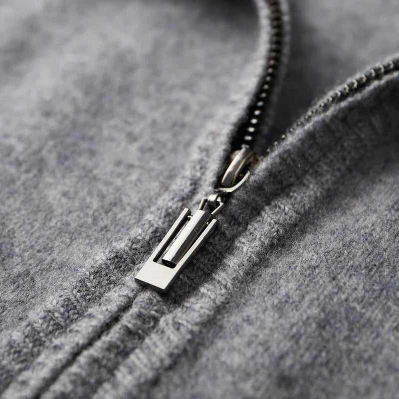 Riku Kaşmir Zip Ceket