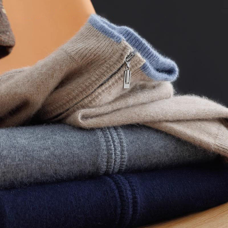 Riku Kaşmir Zip Ceket