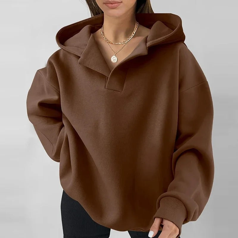 Aura Rahat Kesim Hoodie