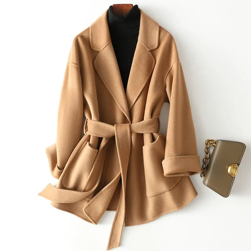 Dorina Kuşaklı Yün Blazer