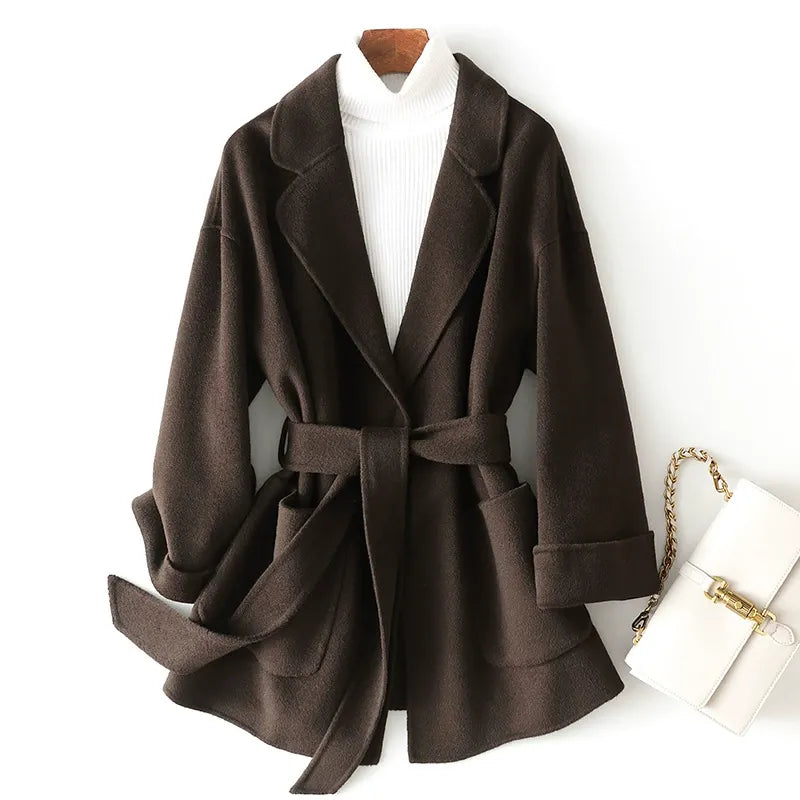 Dorina Kuşaklı Yün Blazer