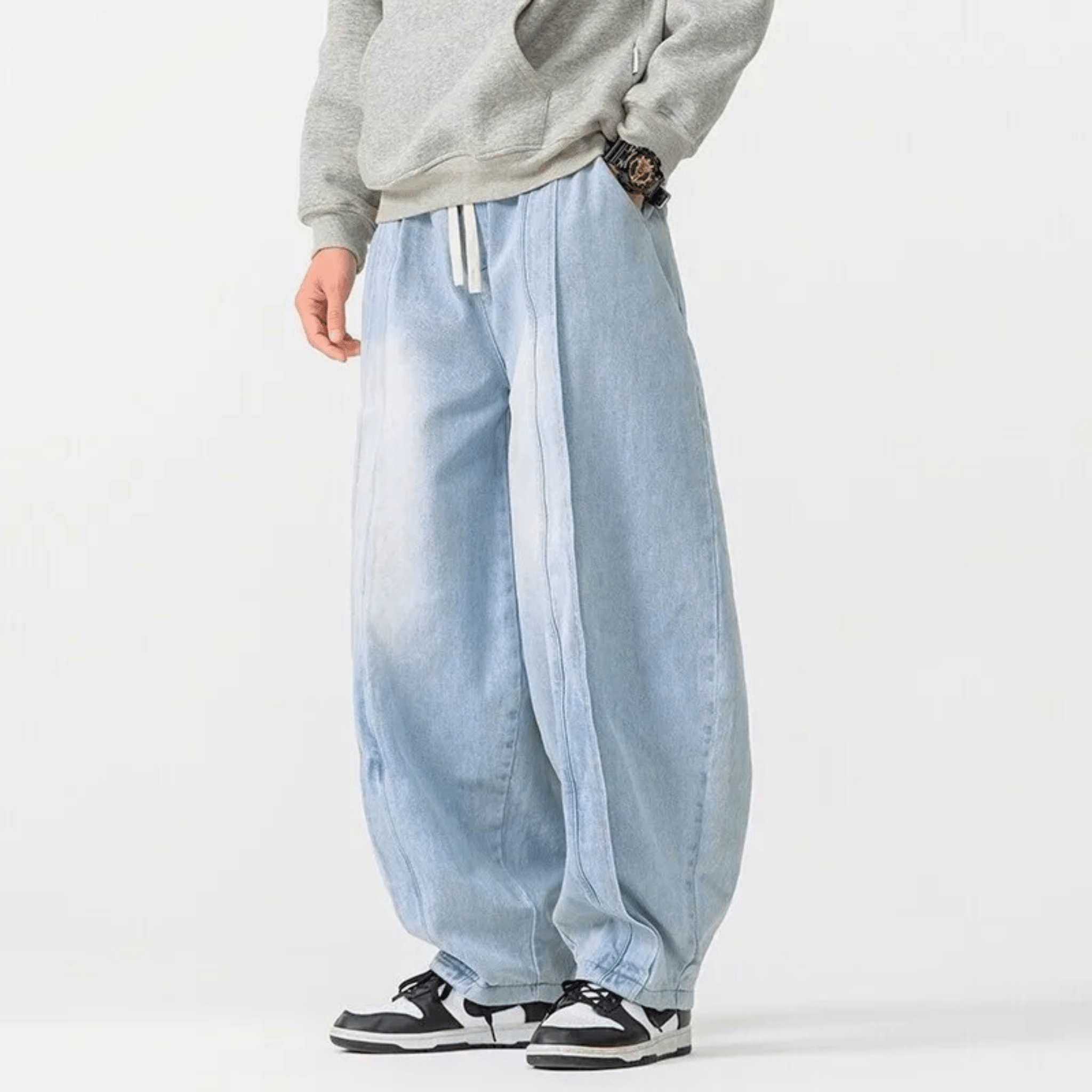 Denim Parachute Jean