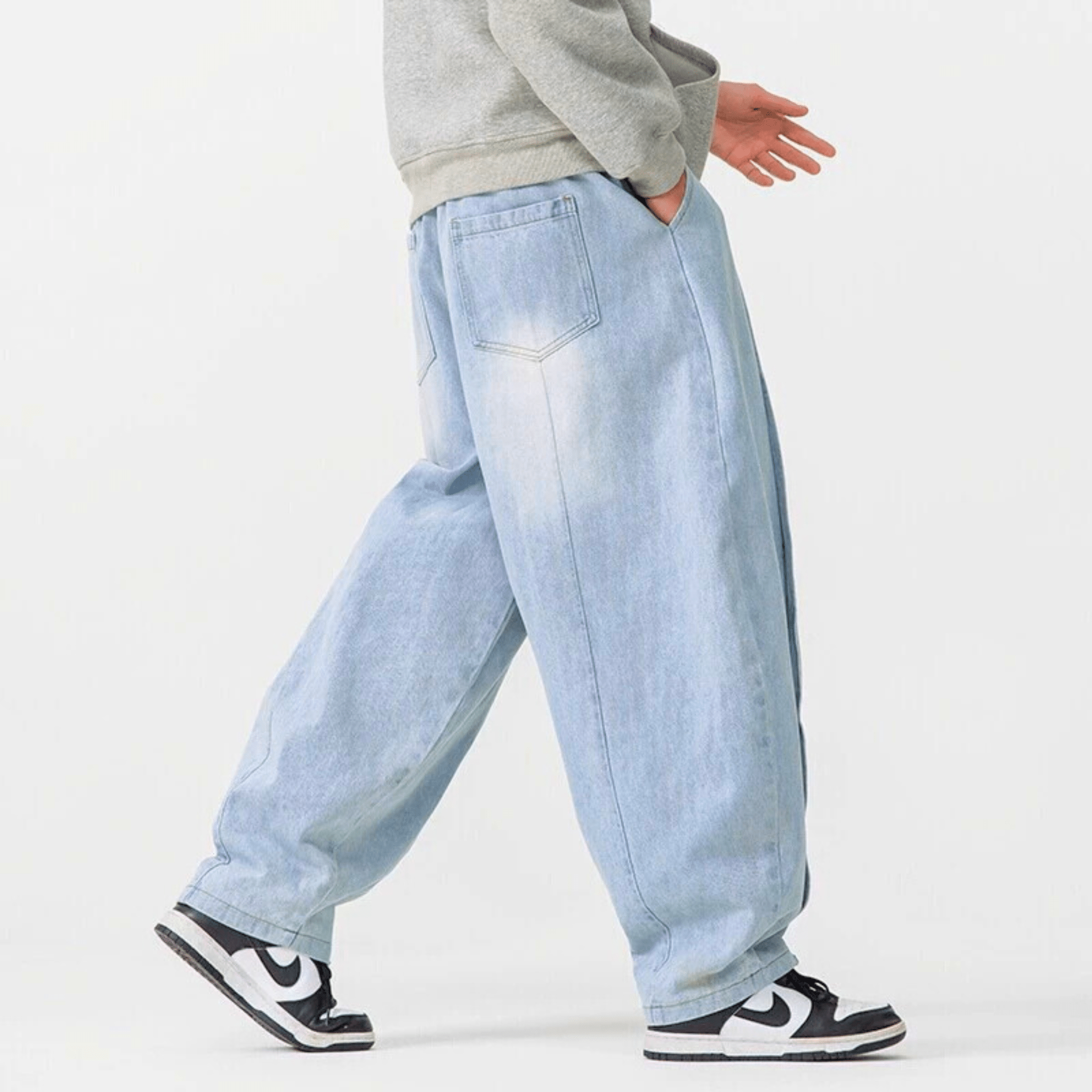 Denim Parachute Jean