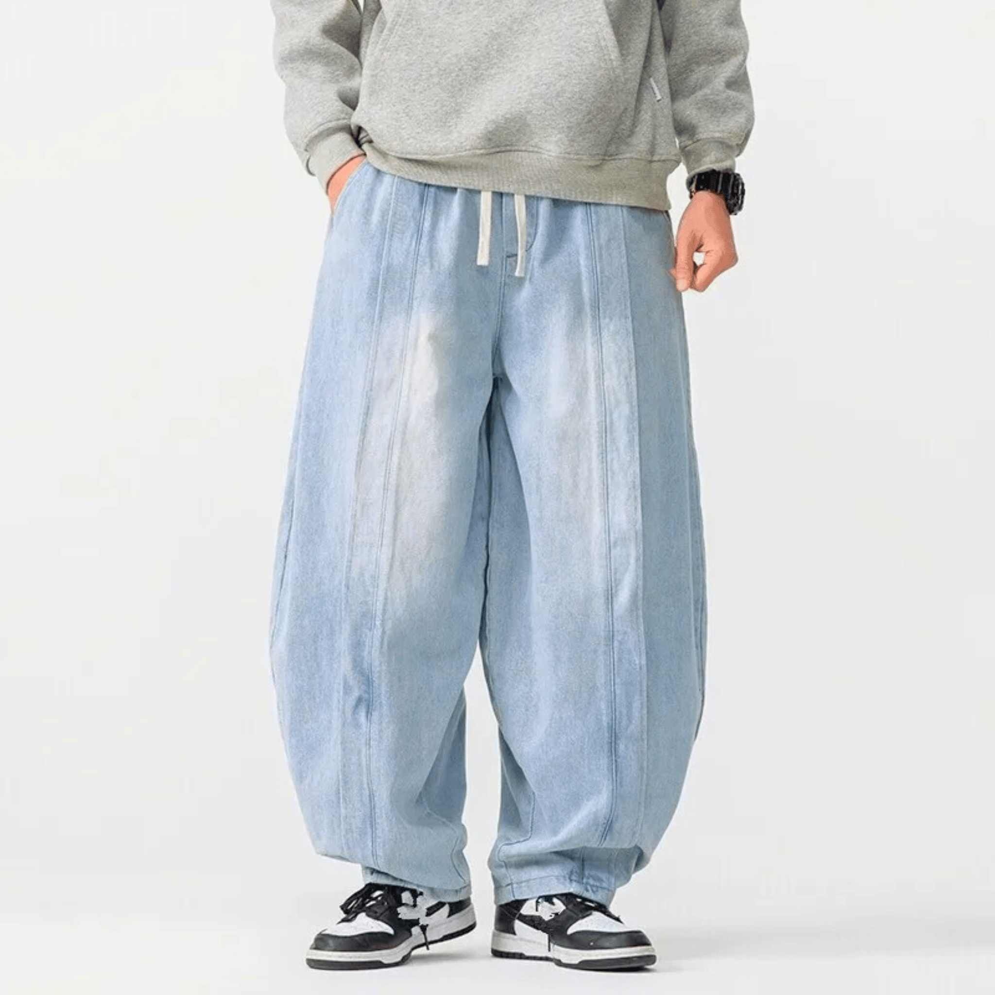 Denim Parachute Jean