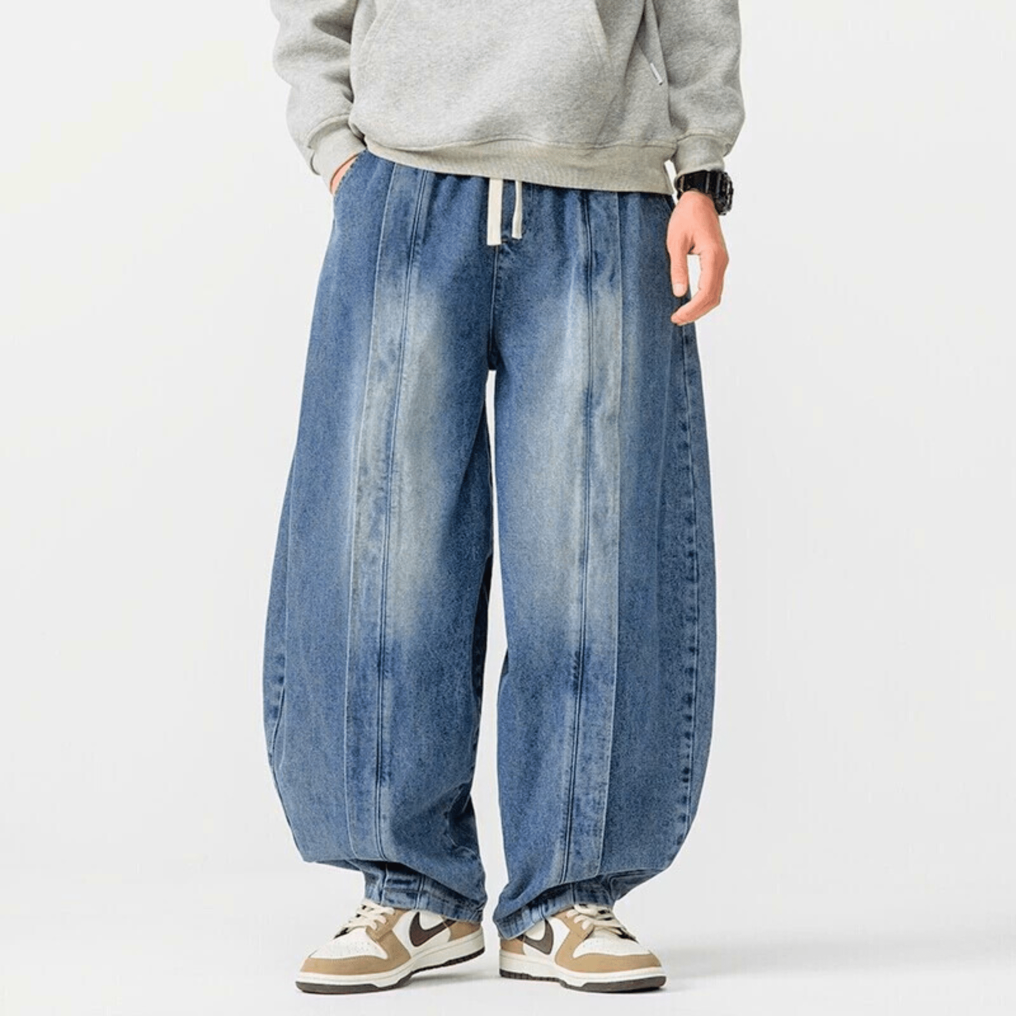Denim Parachute Jean