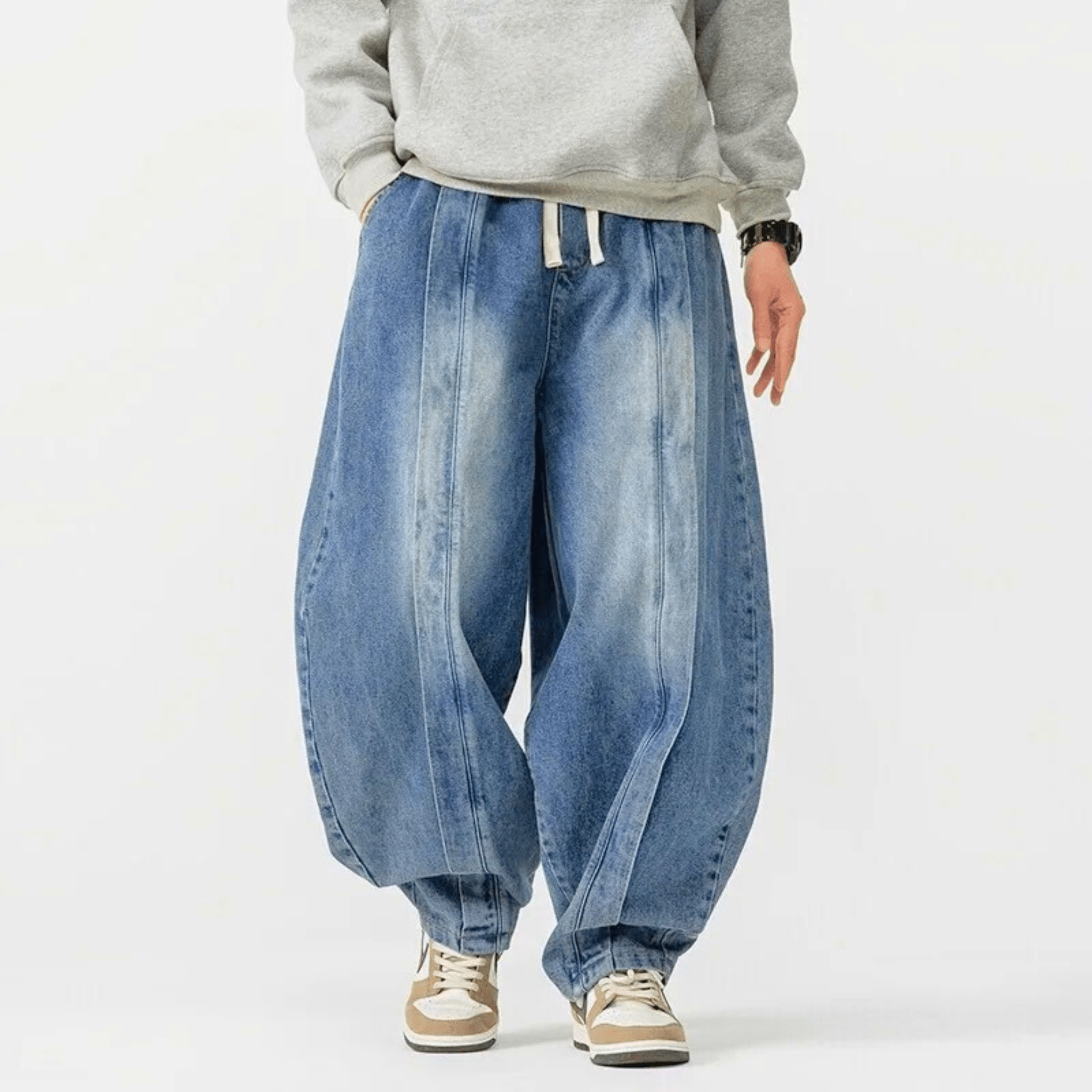 Denim Parachute Jean