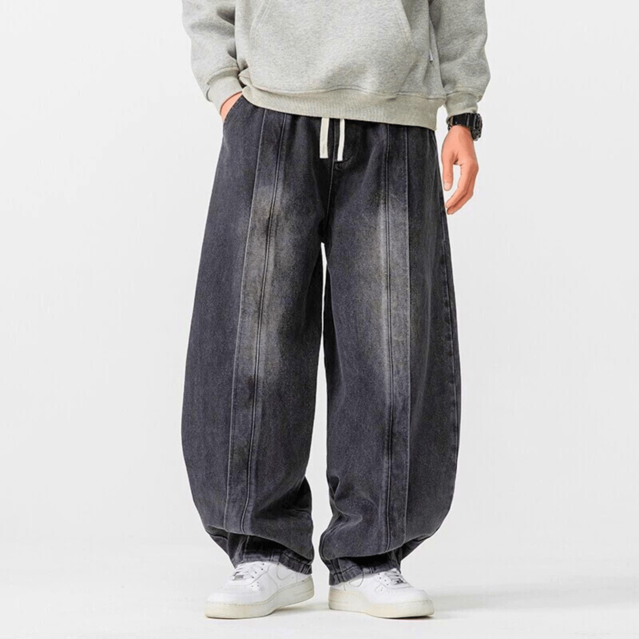 Denim Parachute Jean